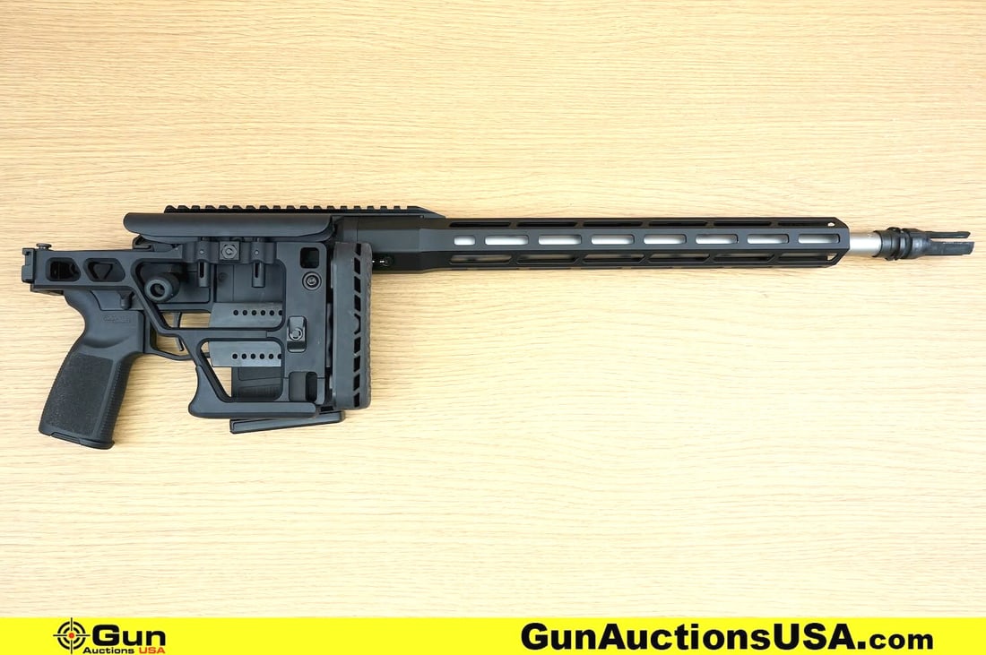 SIG SAUER Cross .308 THREADED BARREL Rifle. Very Good. 18" Barrel. Shiny Bore, Tight Action Bolt: SIG SAUER Cross .308 THREADED BARREL Rifle. Very Good. 18" Barrel. Shiny Bore, Tight Action Bolt Action Features a Stainless Threaded Barrel, Key-Mod Flashider, Free Float M-Lok Anodized Aluminum Hand