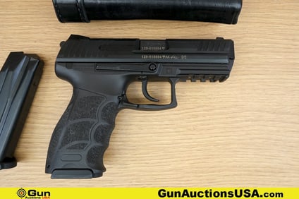 HK SIDEARMS P30 9X19 Pistol . Excellent. 4" Barrel. Shiny Bore, Tight Action Semi Auto Features a