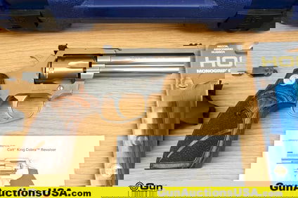 COLT'S MFG. KING COBRA .357 MAGNUM SNAKE GUN Revolver. Excellent. 4.25" Barrel. Shiny Bore, Tight