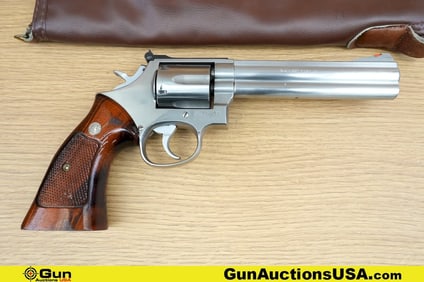 S&W 686-3 .357 MAGNUM Revolver. Very Good. 5 7/8" Barrel. Shiny Bore, Tight Action Features a Chrome