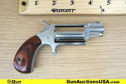 North American .17 HMR Revolver. Very Good. 1" Barrel. Shiny Bore, Tight Action Features Stainless