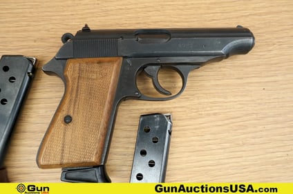 Walther PP 7.65 Pistol. Good condition, Normal Handling Marks, Scattered Spotting and/or Pitting. 3