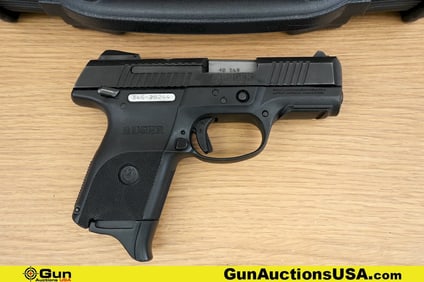 Ruger SR40C .40 S&W Pistol. Good Condition. 3.5" Barrel. Shiny Bore, Tight Action Semi Auto Features
