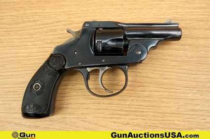 IVER JOHNSON TOP BREAK .32 S&W Revolver. Good condition, Normal Handling Marks, Scattered Spotting