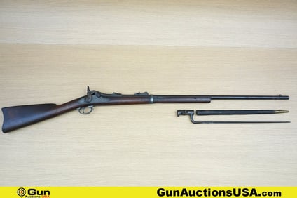 Springfield 1873 45/70 GOVT. Rifle. Good condition, Normal Handling Marks. 32" Barrel. Shiny Bore,