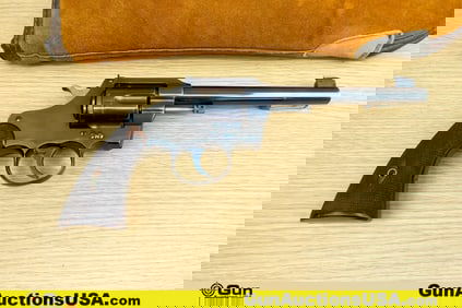 Colt OFFICER'S MODEL .38 SPECIAL COLT COLLECTOR'S Revolver. Very Good. 6" Barrel. Shiny Bore, Tight