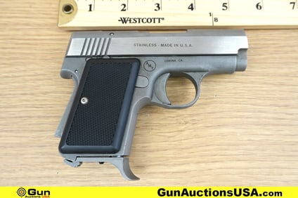 AMT BACK UP .380 ACP Pistol. Good Condition. 2.75" Barrel. Shiny Bore, Tight Action Semi Auto