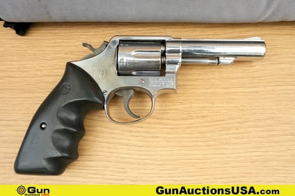 S&W 10-6 .38 S&W SPECIAL CTG Revolver. Good condition, Normal Handling Marks, Scattered Spotting