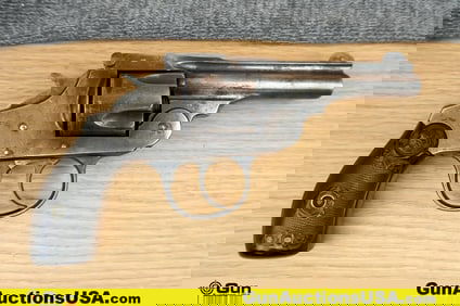 IVER JOHNSON TOP BREAK .38 S&W CTGE 2nd MODEL Revolver. Good condition, Normal Handling Marks,