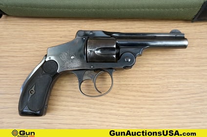 S&W HAMMERLESS 4TH MODEL TOP BREAK .38 S&W CTGE COLLECTOR'S Revolver. Good condition, Normal