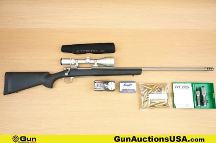 REMINGTON 700 .338 REM ULTRA MAG THREADED BARREL Rifle. Very Good. 26" Barrel. Shiny Bore, Tight
