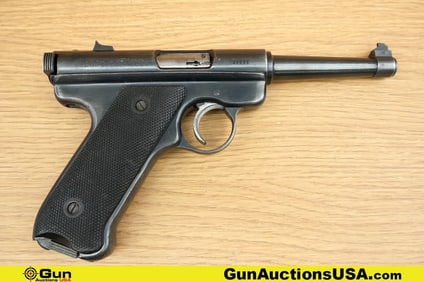 Ruger AUTOMATIC .22 CAL Pistol. Good condition, Normal Handling Marks. 4.75" Barrel. Shiny Bore,