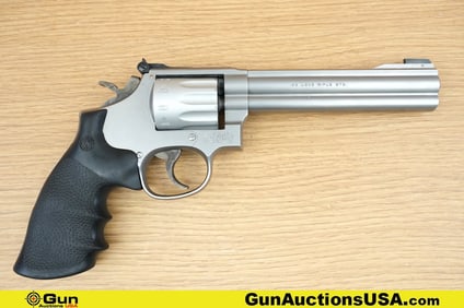 S&W 617-2 .22 LR Revolver. Very Good. 5 7/8" Barrel. Shiny Bore, Tight Action Features a 10 Shot