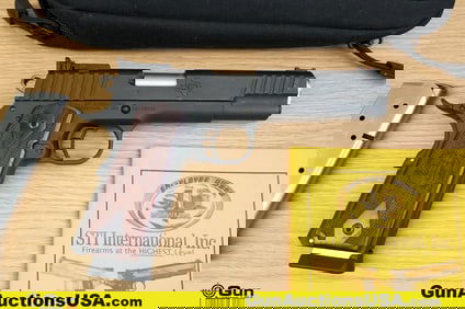 STI TROJAN .45 ACP Pistol. Good condition, Normal Handling Marks. 5" Barrel. Shiny Bore, Tight