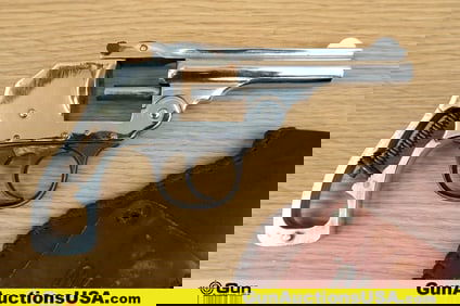 IVER JOHNSON TOP BREAK .32 CAL Revolver. Needs Repair. 3" Barrel. Features Polished Steel