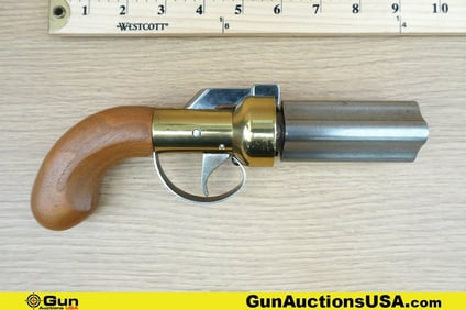 Classic Arms Pepper Box .38 Caliber Pistol . Very Good. 3 1/8" Barrel. Percussion Features a