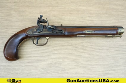 Pennsylvania .44 Caliber Pistol. Good Condition, Normal Handling Marks. 10" Barrel. Flint Lock