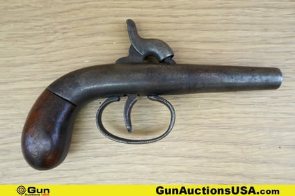 .32 Caliber Pistol. Good Condition, Normal Handling Marks. 2.5" Barrel. Single Shot Ball and Cap