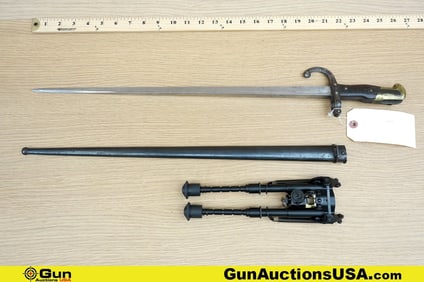 L. Deny Paris COLLECTOR'S Bayonet. Very Good. Manufactured at L Deny Paris in 1878, This Bayonet was