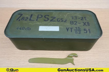 Surplus 7.62x54r Ammo. 440 Rds in Original Spam Can. . (80081) (GSCV10)
