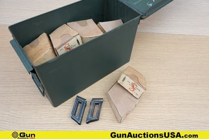Surplus 8MM Mannlicher Ammo. 170 Rds. Includes Metal Ammo Can. . (80083) (GSCU27)