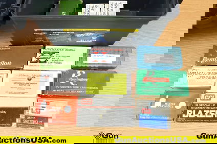 Master, USA, CCI, Etc. .38 Special Ammo. Approx. 500 Rds of Assorted .38 Special. Includes Polymer