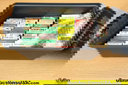 Remington, Federal, Peters .32 S&W L Ammo. Approx. 800 Rds. Includes Polymer Ammo Can. . (80570)