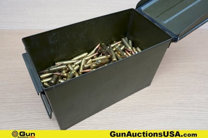 Surplus 7.62x51 Ammo. Approx. 310 Rds. Includes Metal Ammo Can. . (80085) (GSCV30)