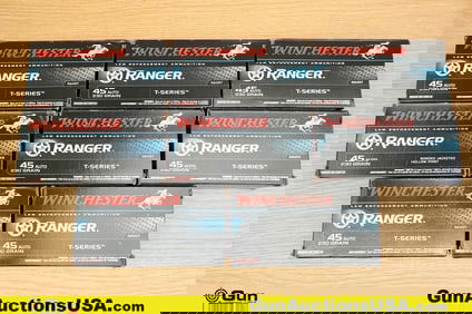 Winchester .45 AUTO Ammo. 400 Rds of 230 Gr Ranger T. (80079) (GSCU78)