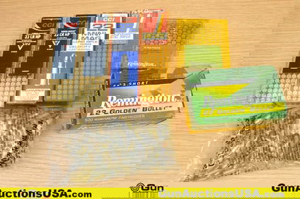 Remington, CCI, Federal, Etc. .22LR, .22 Short Ammo. Approx. 1230 Rds in Total. Approx. 730 Rds of