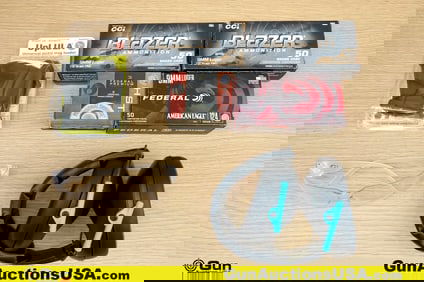 Blazer, Walker, Uplula, Etc. Ammo, Mag Loader, Etc. . Excellent. 155 Rds of 9MM, One Universal Mag