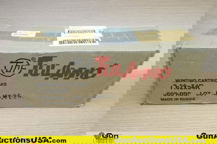 Tula 7.62x54r Ammo. 500 Rds . (80625) (GSCV73)