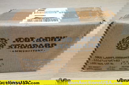 Red Army Standard 7.62c39 Ammo. 1000 Rds of 122 Gr, FMJ. . (80626) (GSCW49)