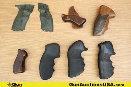 Dan Wesson, Hogue, Rossi, Hi-Point, Etc. Grips. Good Condition. Assorted Gun Grips.. (80071)