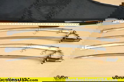 Rock Island Swords, Etc. . Very Good. Two Replica Swords; One U.S. Model 1840 Wrist Breaker Cavalry