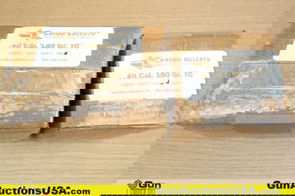 BAYOU BULLETS .40 Caliber Projectiles. Approx. 1250 Projectiles. (80606) (GSCW65)