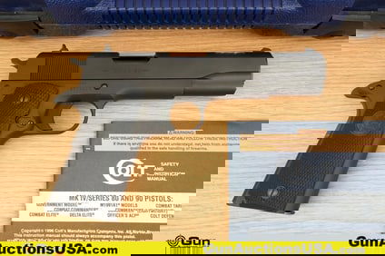 COLT CUSTOM M1991A1 SERIES 80 .45 AUTO CUSTOM Pistol. Very Good. 5" Barrel. Shiny Bore, Tight Action