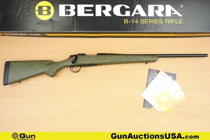 BERGARA B-14 .308 WIN Rifle. Like New. 22" Barrel. Bolt Action Features a Checkered Polymer