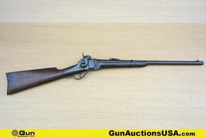 C. SHARPS SHARPS NEW MODEL CARBINE 1853-1855 .52 Caliber COLLECTOR'S Rifle. Good Condition, Normal