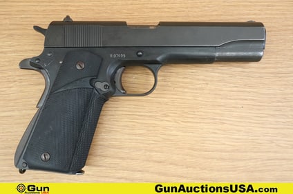 R.M.T. 1911 .45 AUTO Pistol. Good Condition, Normal Handling Marks. 5" Barrel. Shiny Bore, Tight