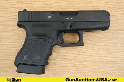 Glock 36 .45 AUTO Pistol. Excellent. 3.75" Barrel. Shiny Bore, Tight Action Semi Auto Features a