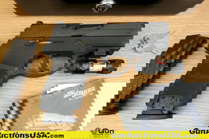 SIG Sauer P250 9MM PARA Pistol . Excellent. 3.5" Barrel. Shiny Bore, Tight Action Semi Auto Features