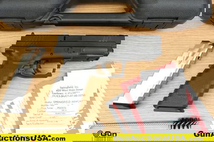 Springfield XD-9 9X19 Pistol. Excellent. 4" Barrel. Shiny Bore, Tight Action Semi Auto Features a