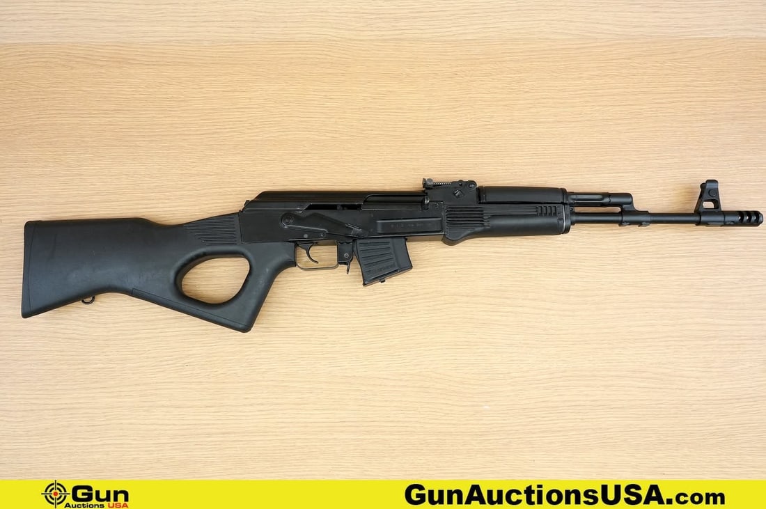 ARSENAL SLR-101 7.62 x 39 Rifle. Very Good. 17.75" Barrel. Shiny Bore, Tight Action Semi Auto: ARSENAL SLR-101 7.62 x 39 Rifle. Very Good. 17.75" Barrel. Shiny Bore, Tight Action Semi Auto Features a Pinned Muzzle Break, Adjustable Front Sight, Elevation Adjustable Rear Sight, Milled Receiver,