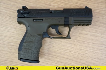 Walther P22 .22 LR THREADED BARREL Pistol. Excellent. 3.25" Barrel. Shiny Bore, Tight Action Semi