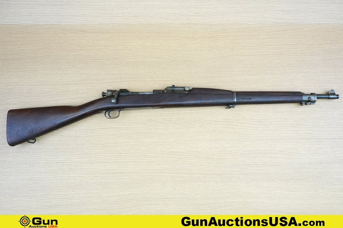 SPRINGFIELD 1903 30-06 BOMB STAMPED Rifle . Fair Condition. 24" Barrel. Bolt Action Features a Drift: SPRINGFIELD 1903 30-06 BOMB STAMPED Rifle . Fair Condition. 24" Barrel. Bolt Action Features a Drift Adjustable Serrated Front Sight, Flip Up Adjustable Rear Sight, Straight Grained Wood Hand Guard an