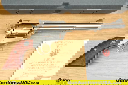 Ruger NEW MODEL BLACKHAWK .45 Revolver. Excellent. 7.5" Barrel. Shiny Bore, Tight Action Features a