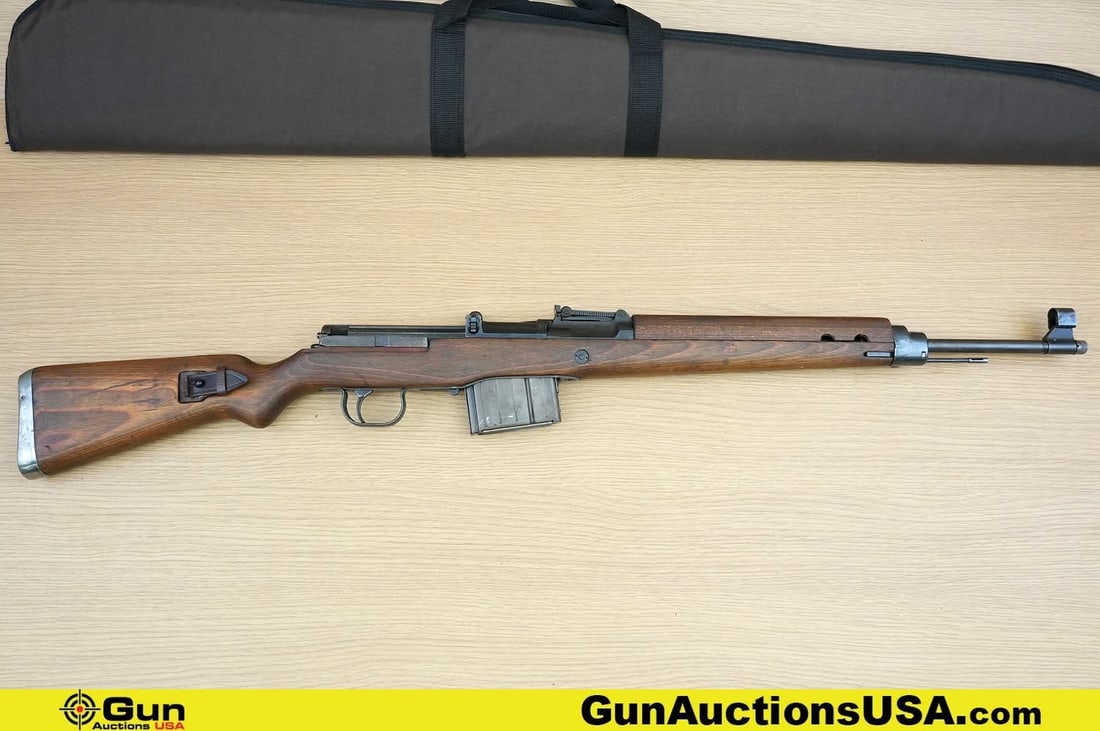 BERLIN/LUEBECKER MASCHINEN FABRIKEN G43 8MM MAUSER RARE AND COLLECTIBLE Rifle. Excellent. 22": BERLIN/LUEBECKER MASCHINEN FABRIKEN G43 8MM MAUSER RARE AND COLLECTIBLE Rifle. Excellent. 22" Barrel. Shiny Bore, Tight Action Semi Auto WAFFEN STAMPS Throughout! Appears to be 1944 Production Date. M
