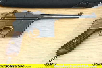 WAFFENFABRIK K. MAUSER OBERNDORF C96 .30 Cal. ALL MATCHING NUMBERS Pistol. Very Good. 5.5" Barrel.