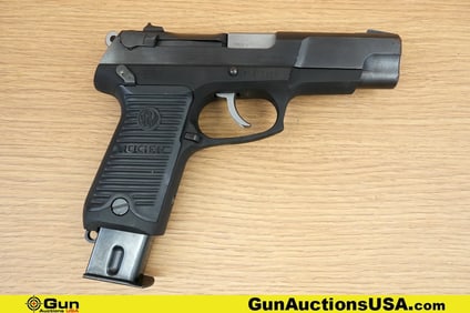 Ruger P85 MKII 9X19 Pistol. Good Condition, Normal Handling Marks. 4.5" Barrel. Shiny Bore, Tight